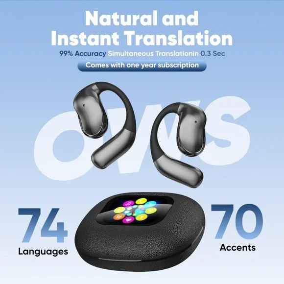 OWS AI Language Translation Earbuds - Picture 4 of 11
